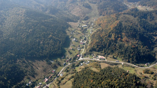 Letecké snímky obce Hnilčík