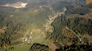 Letecké snímky obce Hnilčík