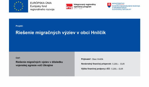 Riešenie migračných výziev v obci Hnilčík 