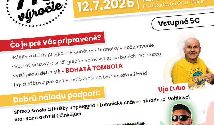 Fotka - 12. 7. 2025 - Deň obce Hnilčík - 710. výročie