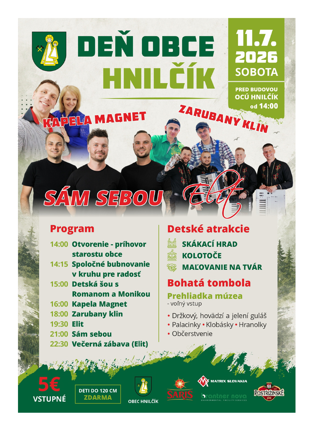 Fotka - 11. 7. 2026 - POZVÁNKA - Deň obce Hnilčík 2026