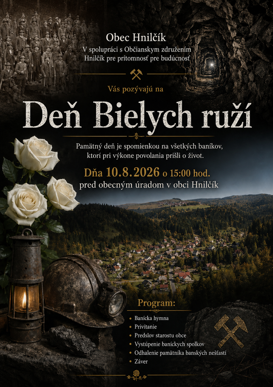 Fotka - 10. 8. 2026 - POZVÁNKA - Deň Bielych ruží