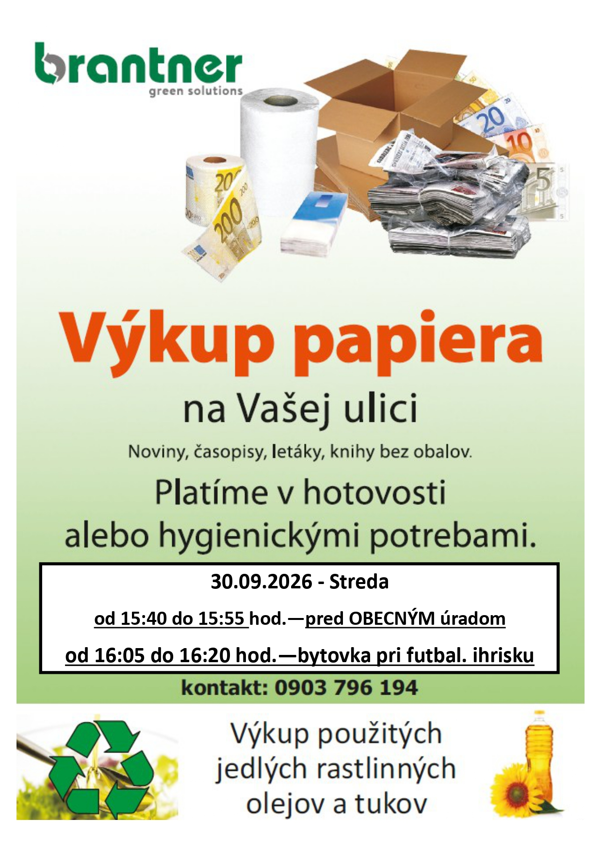 Fotka - 30. 9. 2026 - Výkup papiera